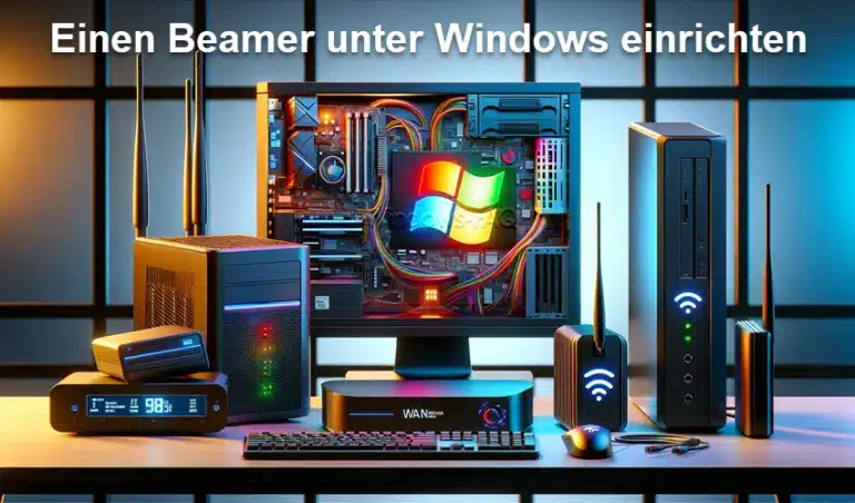 Einen Beamer unter Windows 10 einrichten: So geht’s!
