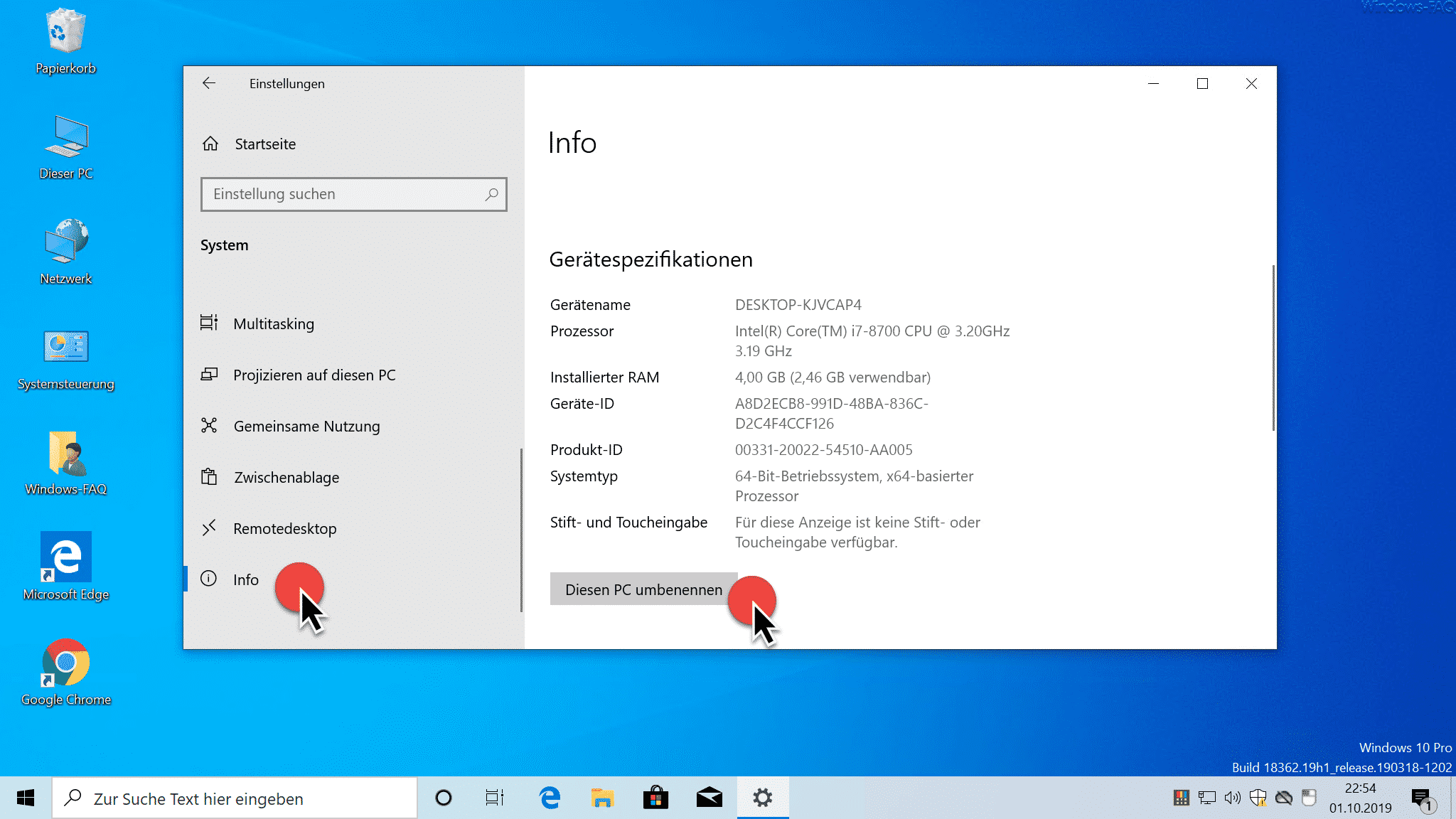 Windows 10 Sonderzeichen