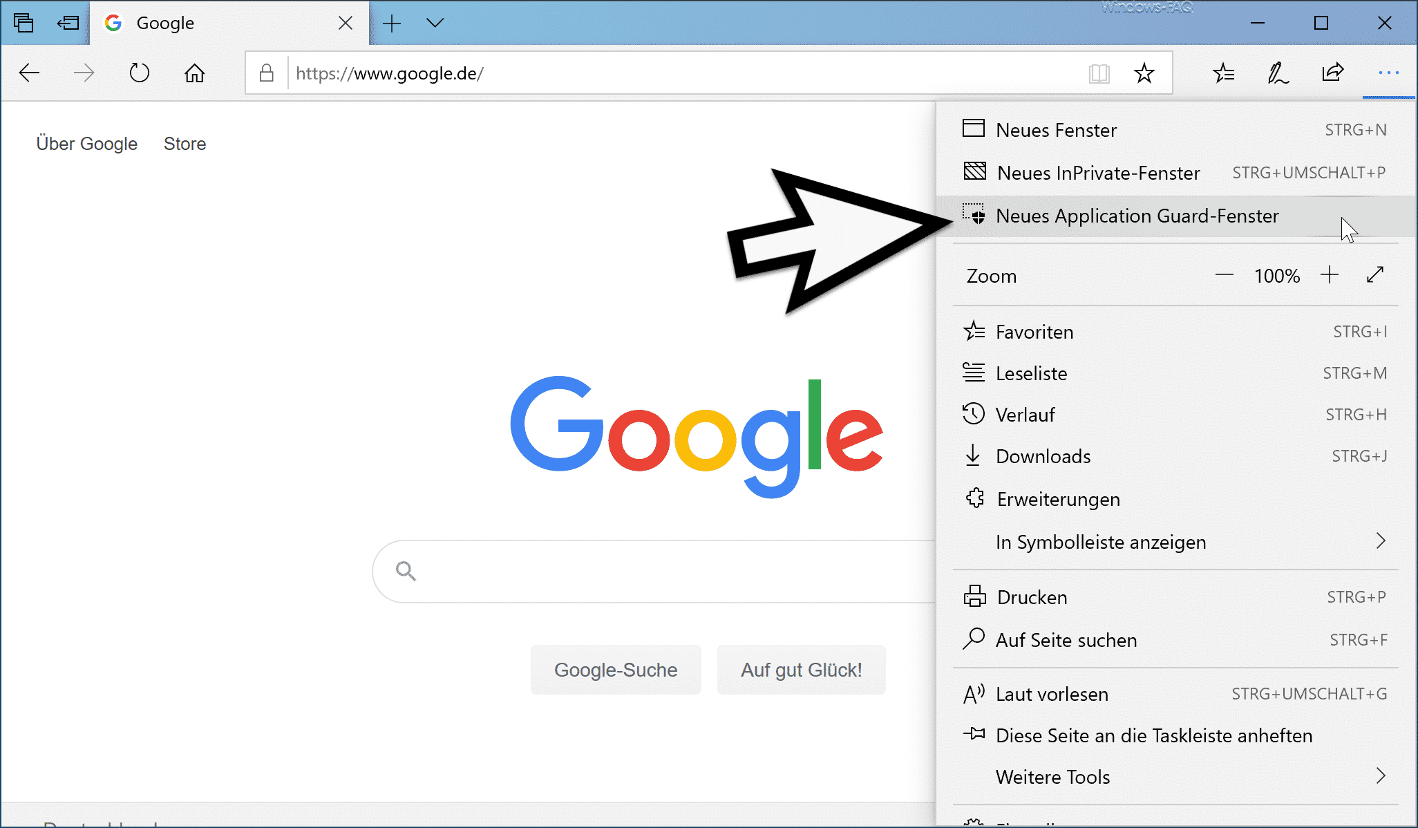 Installation Windows Defender Application Guard (WDAG) Windows FAQ
