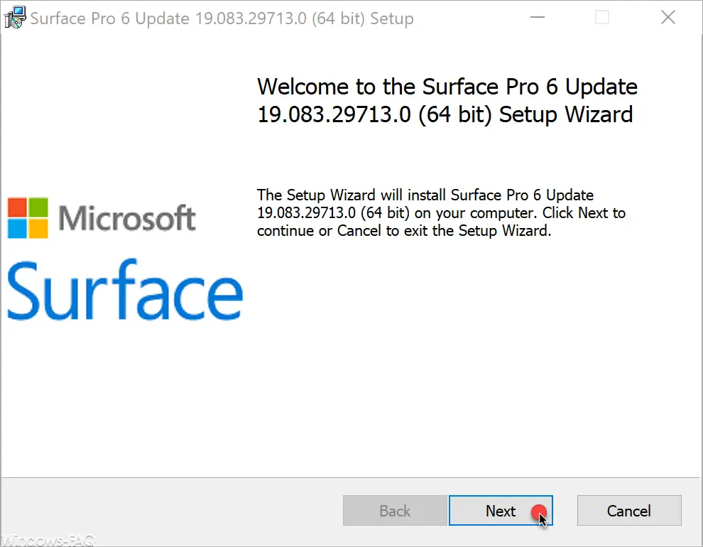 Download und Installation von Microsoft Surface Firmware & Treiber Updates