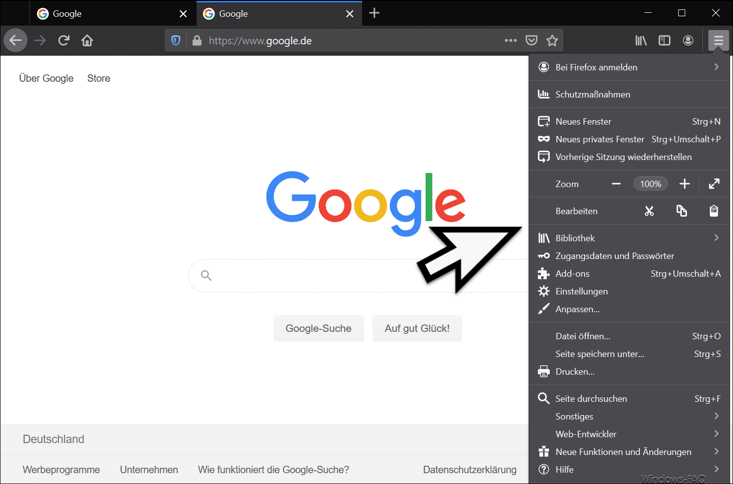 Firefox Besuchte Links Farbe ändern