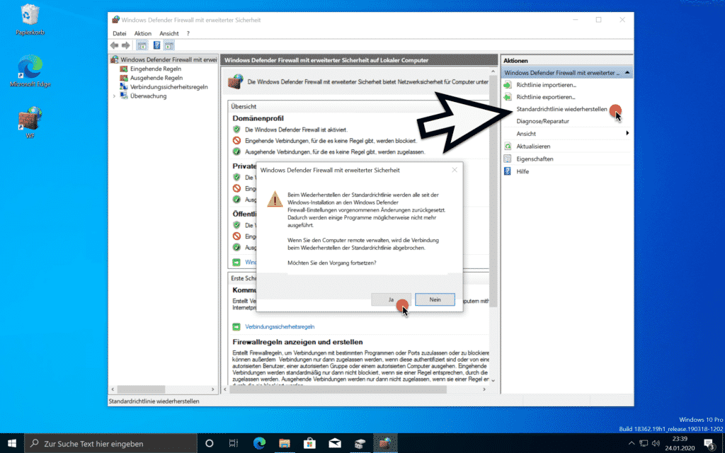 Windows Firewall schnell starten Windows FAQ