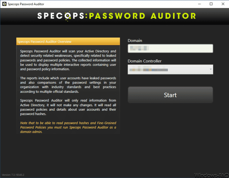 Specops Password Auditor – Überprüfung der Passwörter und Kennwortrichtlinien