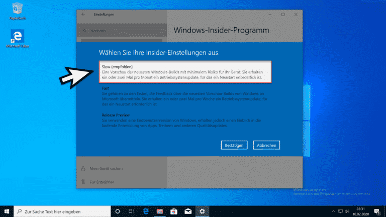 Upgrade Windows 10 Version 1809, 1903 oder 1909 auf Vorabversion 2004 Build 19041 – Teil 1