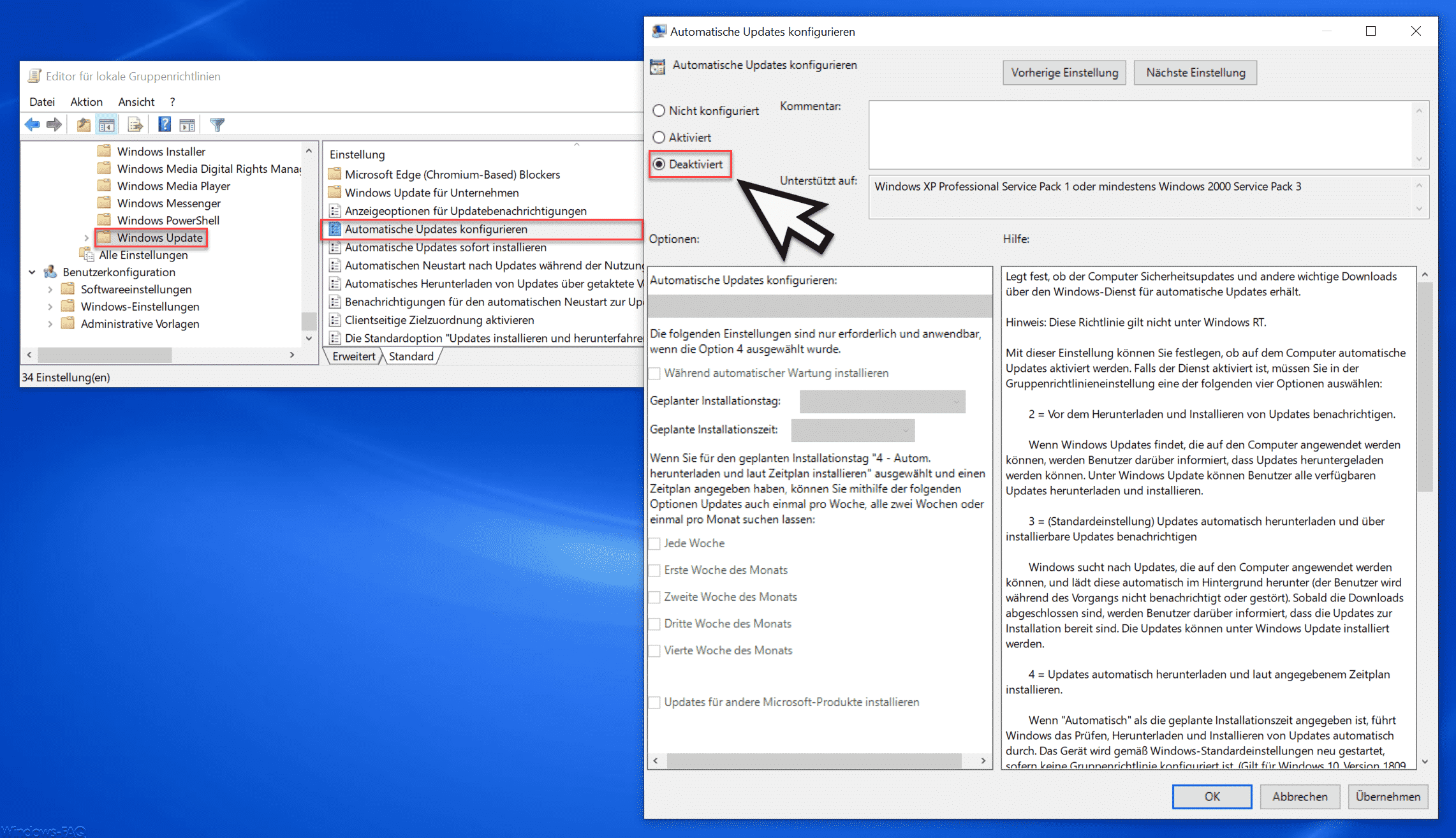 Loodgieter Aardewerk Afsnijden Installation von Windows Updates verhindern (auch Feature Updates) - Windows  FAQ