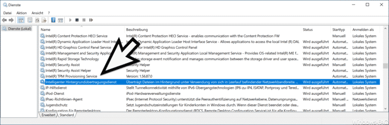 Bit9 Windows Services BITS - Der Intelligenter Hintergrundübertragungsdienst für Windows ...