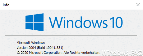 KB4567523 Update beseitigt Druckerprobleme bei Windows 10 Version 2004 (19041.331)