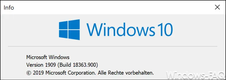 KB4560960 Update Download für Windows 10 Version 1909 Update (18362.900 und 18363.900)
