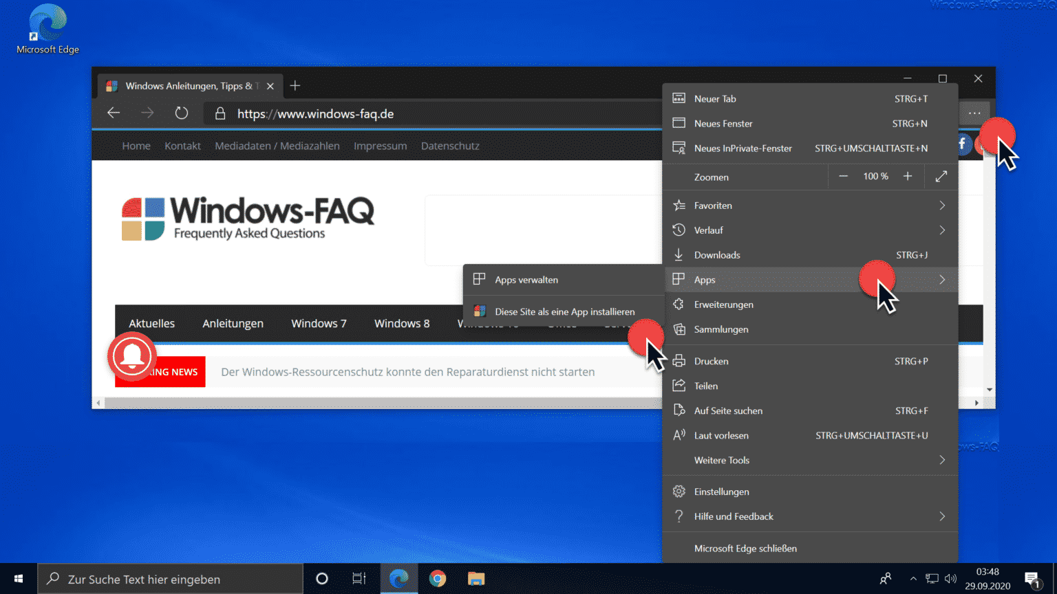 Webseite Als Pwa Installieren Mit Dem Edge Chromium Windows Faq