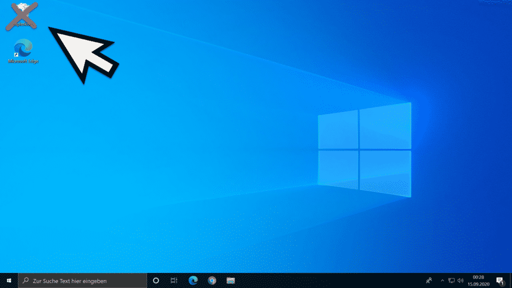 Papierkorb vom Windows Desktop entfernen