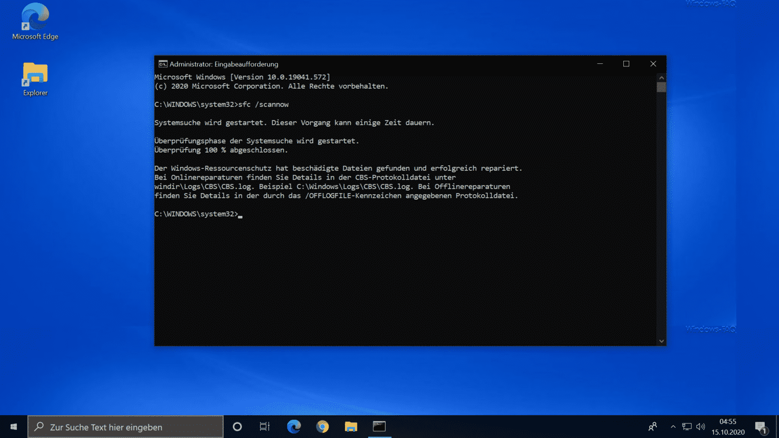 /OFFLOGFILE. 0x80070005. Administrator Error. Exception from HRESULT: 0x80070005. Please run windows updates