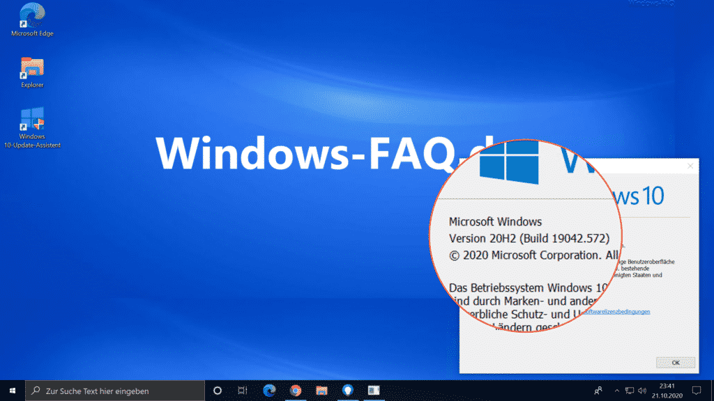 Windows 10 Version 20H2 Build 19042.572