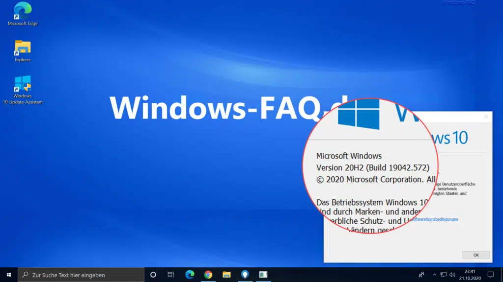 Windows 10 Version 20H2 Build 19042.572