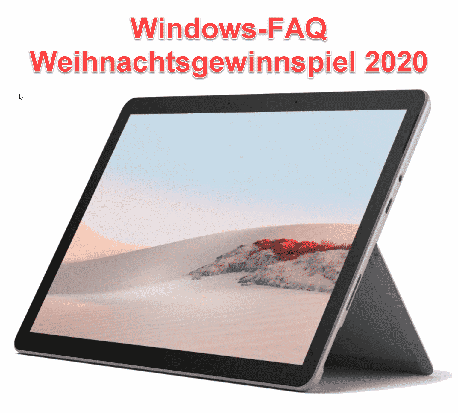 Weihnachtsgewinnspiel 2020 von Windows-FAQ.de