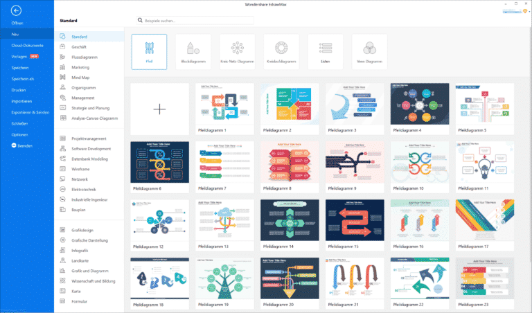 Edraw Max – die All-in-One Diagramm Software für Diagramme & Mind Maps