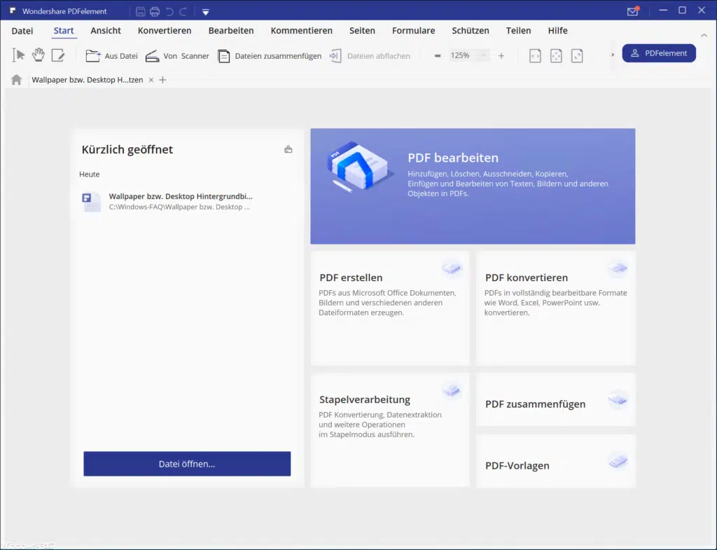 PDFelement von Wondershare