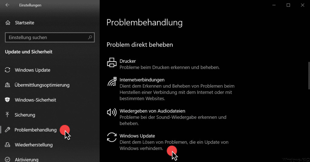 Windows Update Problembehandlung Windows 10