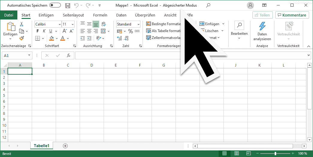 Übersicht Excel Parameter