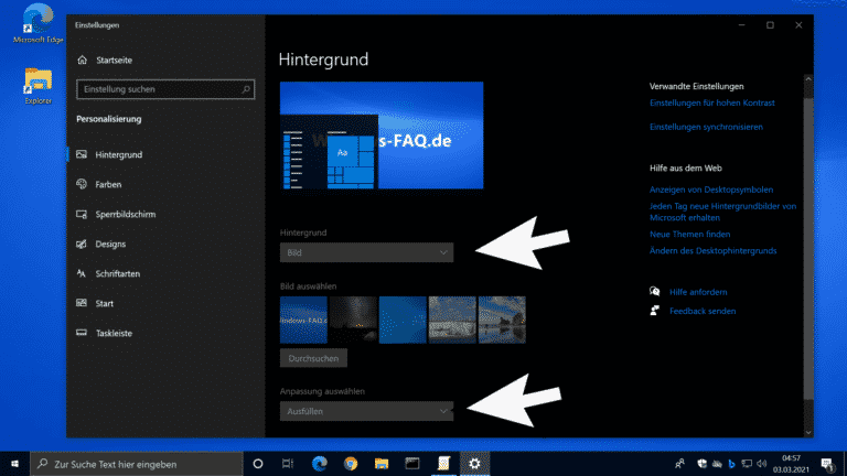 Verhindern das Windows Anwender den Desktophintergrund ändern können