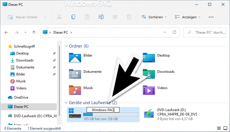 Windows 11 Laufwerksbezeichnung Explorer