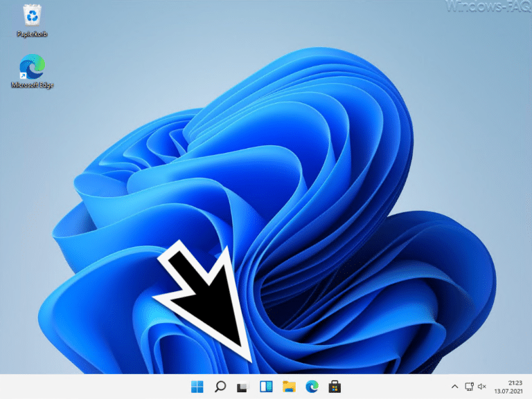 Windows 11 – Taskleiste links ausrichten