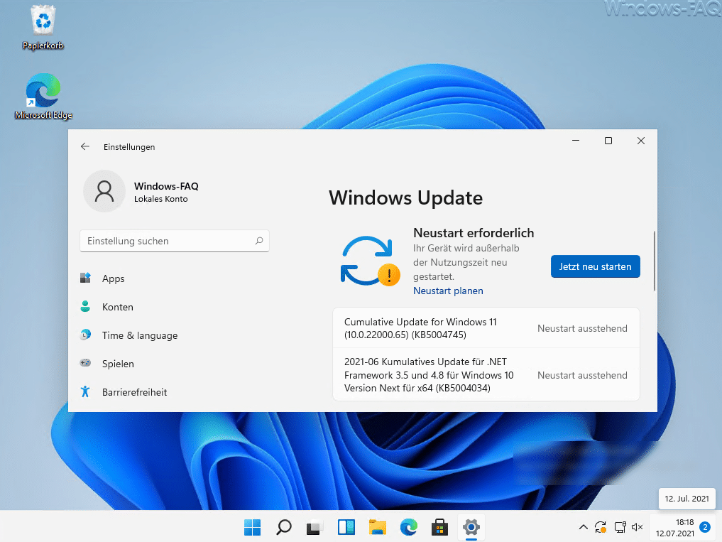 Windows 11 Update