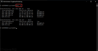ARP Befehl (ARP-Cache) - Windows FAQ