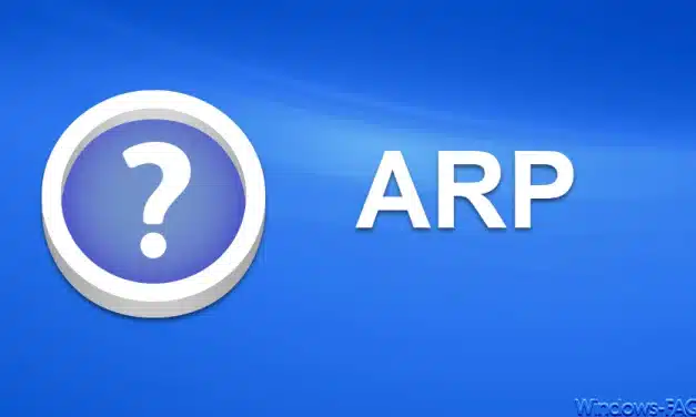 ARP Befehl (ARP-Cache)