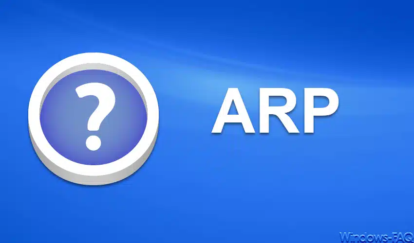 ARP Befehl (ARP-Cache)