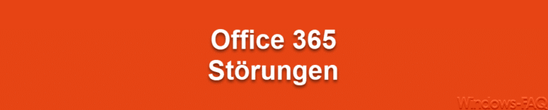 Störungen bei Office 365