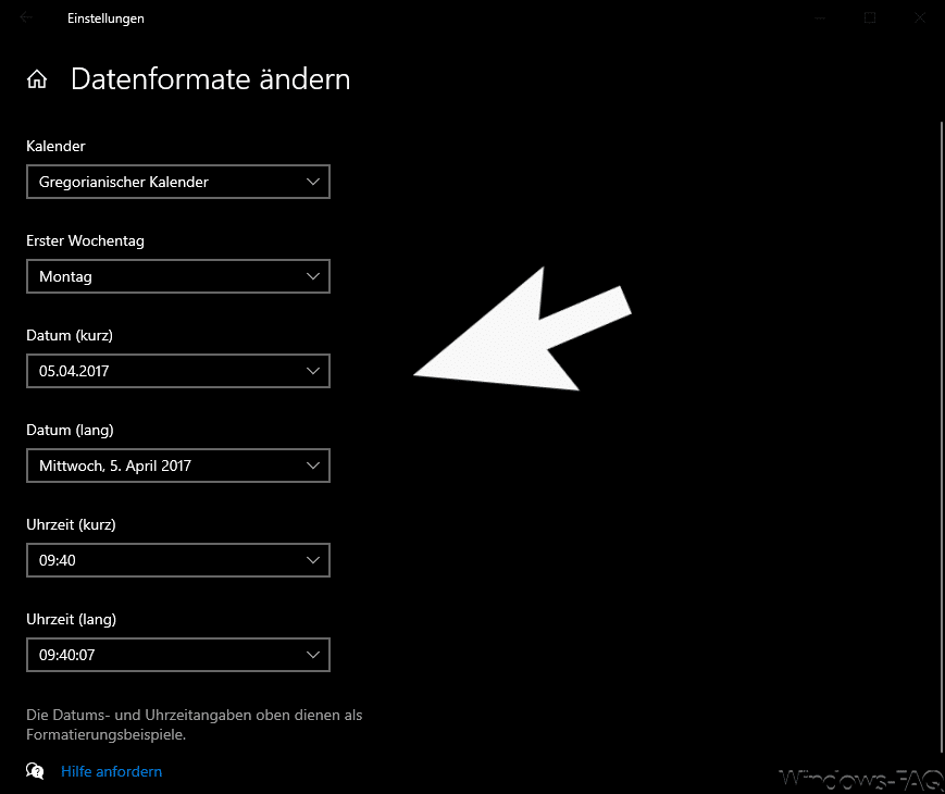 Datums- und Uhrzeitformat bei Windows 10 ändern - Windows FAQ