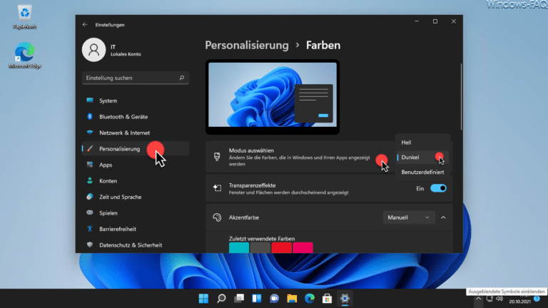 Windows 11 Dark Mode aktivieren