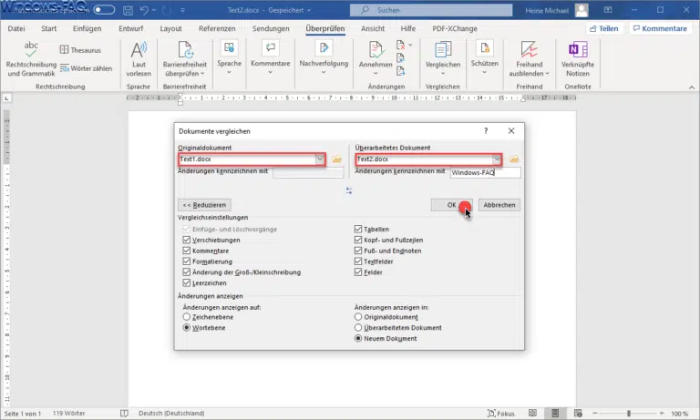 Im Word Kommentare löschen, anlegen oder auflösen - Windows FAQ