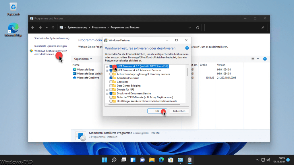 Windows 11 Windows Features
