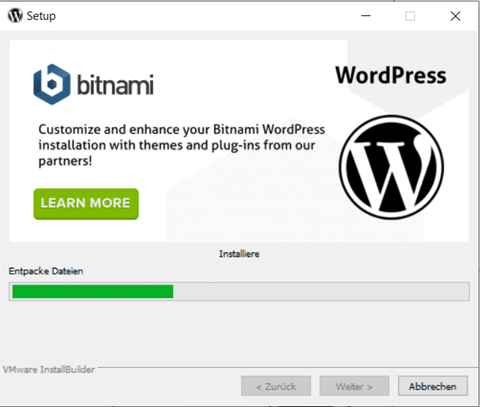 WordPress-Shop auf Windows installieren