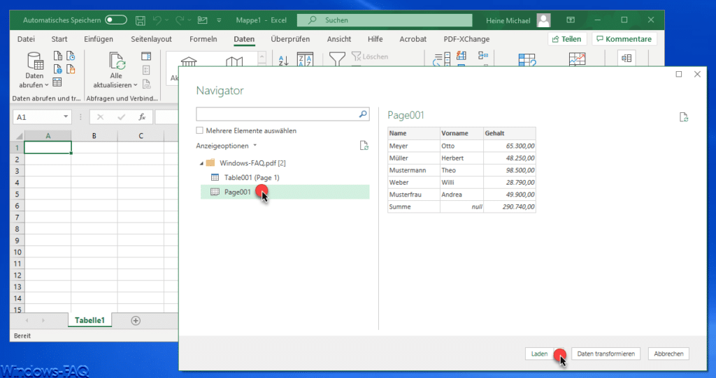 Excel Navigator PDF in Excel