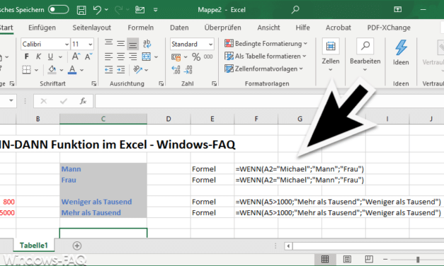 Excel Wenn Dann Funktion