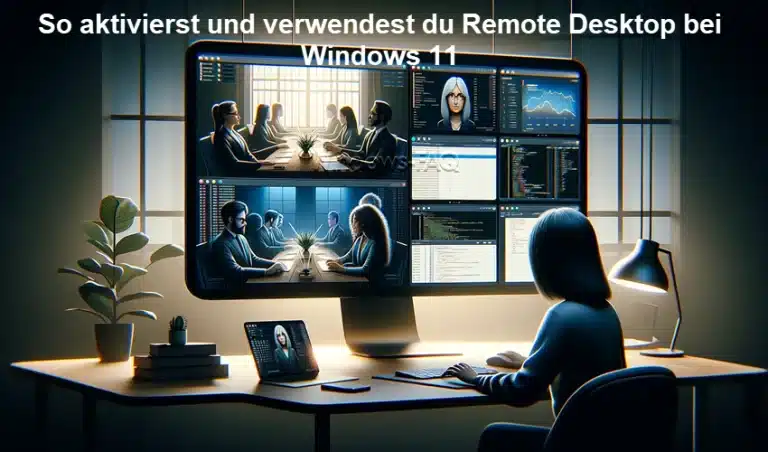 So aktivierst und verwendest du Remote Desktop bei Windows 11