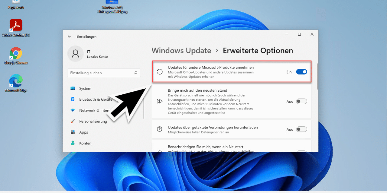 Windows 11: Updates auch für Office