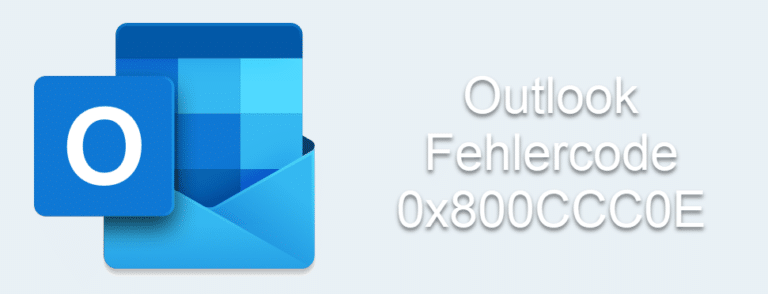 Outlook Fehlercode 0x800CCC0E