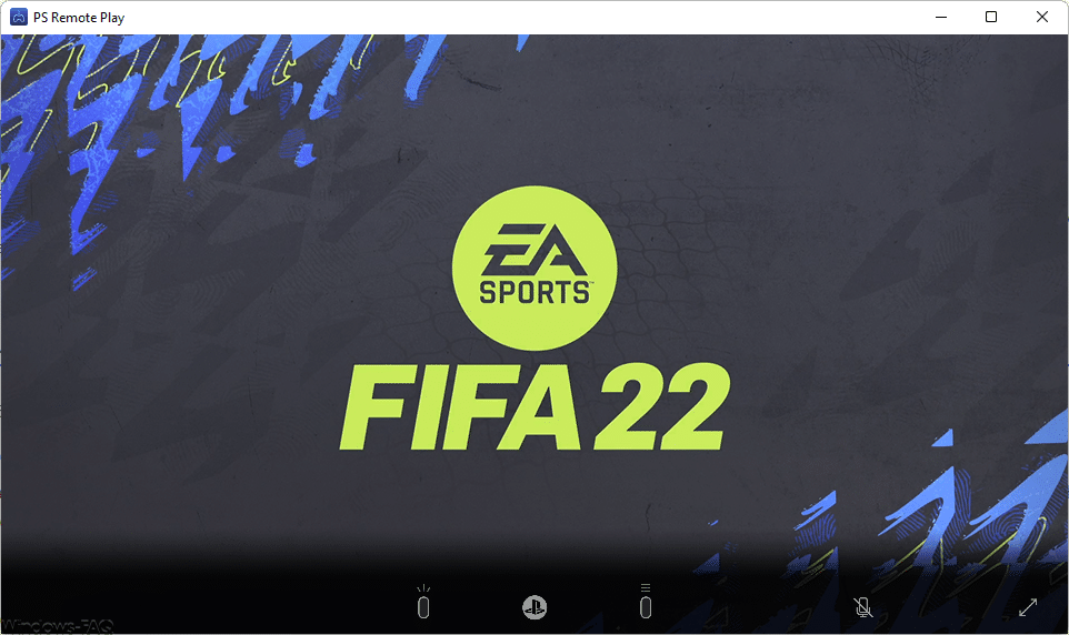 Fifa 22 Remote Play PS5 Windows