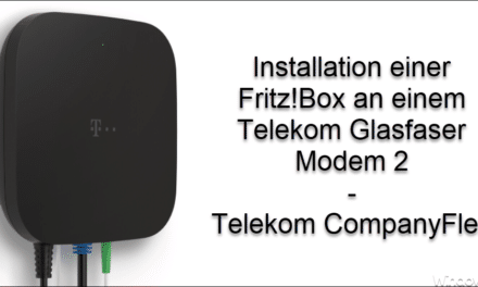 Installation einer FritzBox an einem Telekom Glasfaser Modem 2