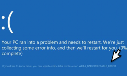 BlueScreen WHEA_UNCORRECTABLE_ERROR