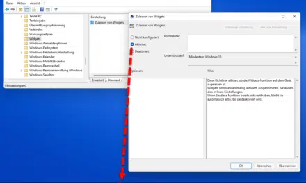 Windows 11 Widgets ausblenden