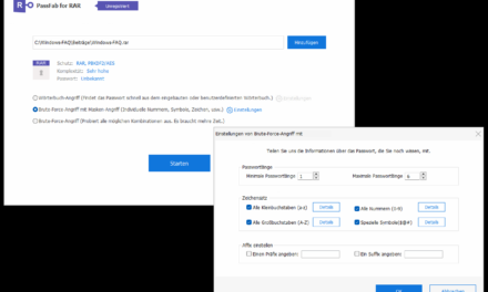 Winrar Passwort umgehen & knacken – So geht’s