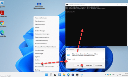 Windows 11 Eingabeaufforderung aufrufen