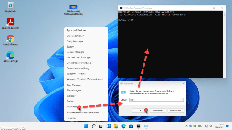 Windows 11 Eingabeaufforderung aufrufen