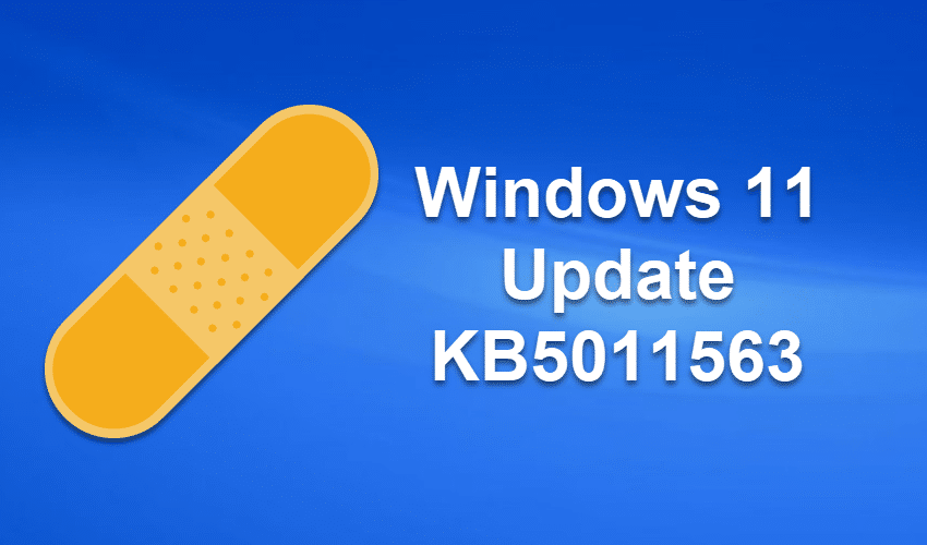 Windows 11 Update KB5011563 