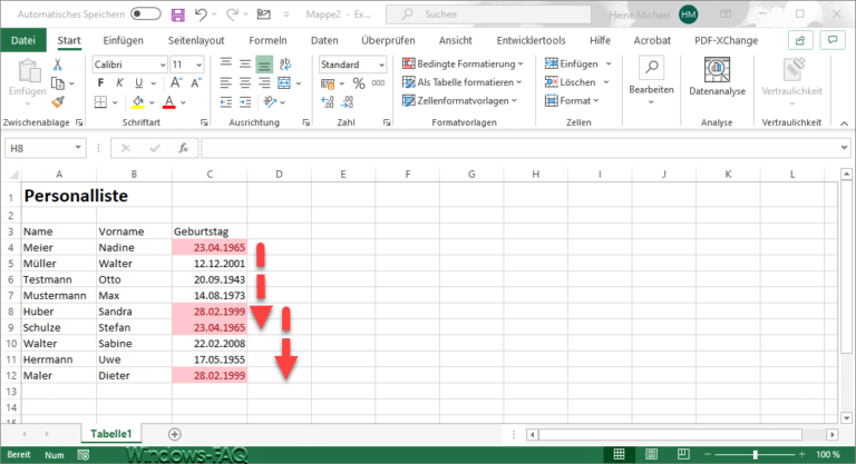 Doppelte Werte Nur Einmal Zählen Excel Excel doppelte Werte finden - Windows FAQ