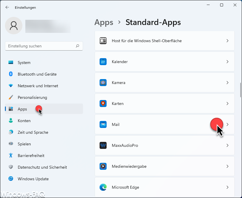 Windows 11 Standard-Apps